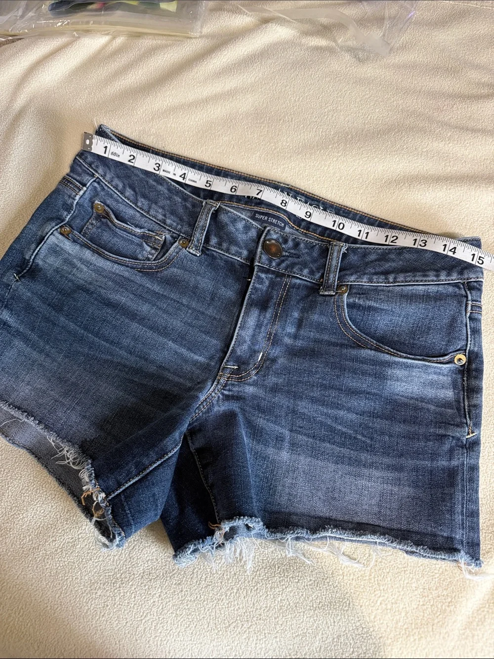 Y2K American Eagle Low Rise Micro Mini Shorts Size 8